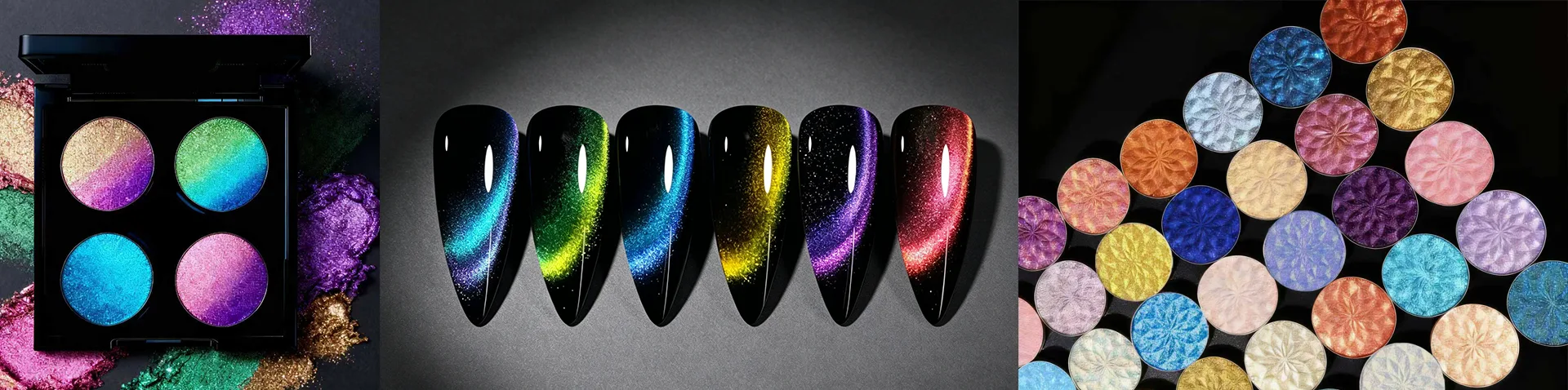 Pigmen Pergeseran Warna dan Bunglon untuk Eyeshadow